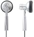 Electronics : Maximo iM-290 Earbud Earphones 2.5MM 2FT Alloy Metal + Pouch