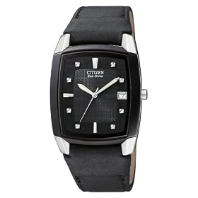 Citizen Men's Eco-Drive Leather Watch #BM6575-06E