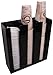 RCS Plastics 3 Sl Cup Lid Holder Dispenser Organizer Coffee Cup Caddy Organize Your Coffee Counter with Style (6005)