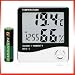 LCD Display Temperature and Humidity Meter with Alarm Clock Hygrometer