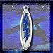 Lightning Bolt Pewter Pendant