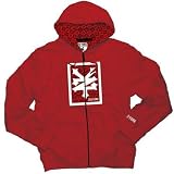 ZOO YORK - Zoo York Basic Square III Men's Hooded Zip Sweatshirt - True Red