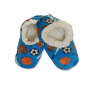 Snoozies Kids Sports Blue Footie