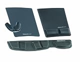  : Fellowes Fabrik Keyboard Palm Support Graphite