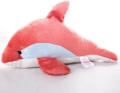 Vobell Reversible Dolphin Cushion Pink Stuffed Animals