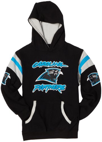 NFL Boys' Carolina Panthers Qb Jersey Hoodie - R18Ntt29 (Black, Medium)