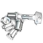Yakima SKS Lock Cores for Yakima Rooftop Car Racks (4-Pack)