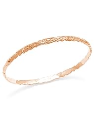 Old English Scroll 4.5mm Bracelet in 14K Rose Gold - Size 8