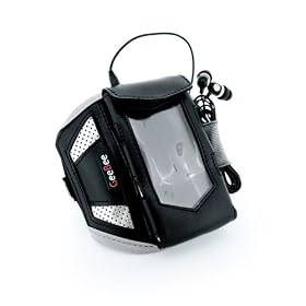 GeeBee Ultimo Sports / gym running armband for MP3 players / phones in size: L / colour: Black / compatible with (Creative Zen Sleek / Vision:M (60GB 1st gen) / Vision:M (30GB 60GB 2nd gen) / X-fi / Xfi style / Zen (4GB 8GB / 16GB) / Zen MX / Touch / Xfi 2 X-fi 2)