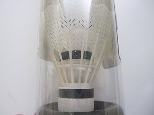 Badminton Shuttlecocks Plastic-made 6 Pieces White