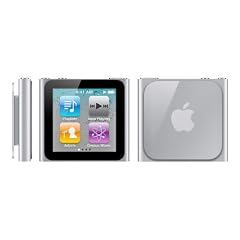 Apple iPod nano MP3-Player (Multi-touch Display) silber 16 GB (NEU)
