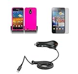 Samsung Galaxy S II Epic 4G Touch (Sprint) Premium Combo Pack - Hot Pink Ru ....
