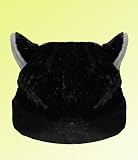 BLACK CAT ANIME KITTY GOTH RAVE COSPLAY CAP HAT
