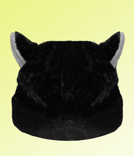 BLACK CAT ANIME KITTY GOTH RAVE COSPLAY CAP HAT - Toy