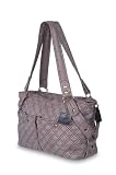 Baby Kaed Avi-U Diaper Bag in Pewter and Black
