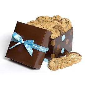 Geoff & Drew's Happy Birthday Box of 8 Fresh Baked Chocolate Chip Cookies