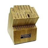 Ronco KN300100GEN Six Star+ 30-Slot Wooden Knife Block Holder
