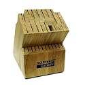 Ronco KN300100GEN Six Star+ 30-Slot Wooden Knife Block Holder