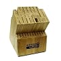 Ronco KN300100GEN Six Star+ 30-Slot Wooden Knife Block Holder