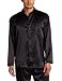 Intimo Men's Classic Satin Long Sleeve One Pocket Pajama Top