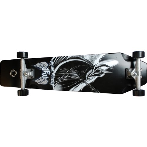 Flying Wheels Longboard Death Angel, Schwarz, 32\'\' Preisvergleich