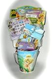 Disney Tinker bell & Fairies Fun Filled Pail Gift Set Great as an Birthday Basket, Easter,Get Well, Holidays or Any Time