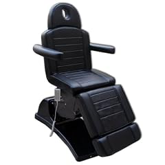 12912 Elektrischer Behandlungsstuhl Therapiestuhl Sanit�tsstuhl schwarz 200 cm lang h�henverstellbar von ca. 65 - 90 cm