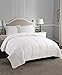 LUX Décor King Comforter – 102x90 Ultra-Soft Down Alternative Duvet Insert with Corner Tabs & Box Stitching, Hotel Quality Plush Microfiber Bedding, Oeko-TEX Certified - White