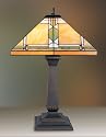 Large 28" Tiffany Art Deco Designer Stained Glass Table Lamp Lampshade Light