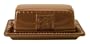 Signature Sorrento Butter Dish, Chocolate Brown