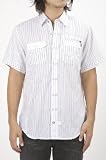 CIVIL SOCIETY BARKLEY MENS DESIGNER WOVEN SHIRT WHITE