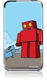 GelaSkins Protective Skin for iPod touch 1G (Red Robot)--with Access to Matching Digital Wallpaper Downloads