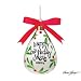 Happy Birthday Jesus Ornament Christmas Joy to the World