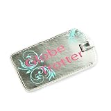Globe Trotter Silver Travel Luggage Name Bag ID Tag