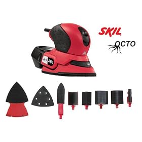Click here to buy Factory-Reconditioned Skil 7300-01-RT Octo 1 Amp Detail Sander with Dust Canister, 8 Detail... by Skil.