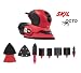 Factory-Reconditioned Skil 7300-01-RT Octo 1 Amp Detail Sander with Dust Canister, 8 Detail Attachments, and 32 Piece Set of Abrasives