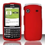 Red Rubberized Hard Plastic Case for Samsung M580 Replenish