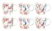 Ethos Paradise New Bone Mugs, Set Of 6, Assorted designs, In Colour Box