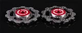 Carbon Fiber Jockey Wheels with Ceramic Bearings