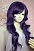 Dark Purple Heat Friendly Long Curly Wavy Hair Wig Lolita Cosplay Party Wig 31'' 80cm
