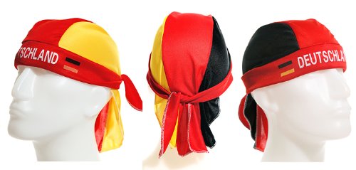 4 x Bandana Deutschland Mütze Kappe Kopftuch Fanartikel WM EM