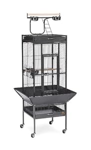 Prevue Pet Products Wrought Iron Select Bird Cage Black Hammertone 3151BLK