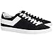 PONY Topstar Suede - Black / White, 10 D US