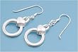 Sterling Silver Italian Earrings - 30mm