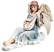 Angel Choir Lute Figurine - Cold Cast Resin - 5.5'' Height