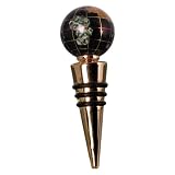 Review Katarina Jewelry  / Individual Onyx/Brass Wine Bottle Stopper in Genuine Gemstone