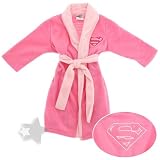 Supergirl Pink Fleece Bath Robe for Girls