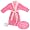 Supergirl Pink Fleece Bath Robe for Girls