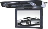 Tview T1591dvfd All in One Huge 15-Inch Flip Down, Roof Mount Car Monitor (Black)
