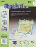 SHRINK FILM 8.5X11 6/PKG-WHITE